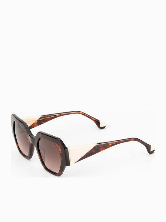 Woodys Barcelona Wo.willow Γυναικεία Γυαλιά Ηλίου με Καφέ Ταρταρούγα Κοκκάλινο Σκελετό WILLOW C2