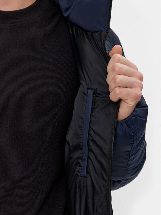 Winter Jacke Puffer Marineblau