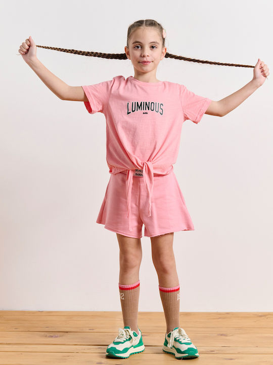 Αθλητικό Παιδικό Σορτς/Βερμούδα Luminous Minime Brik Φούξια