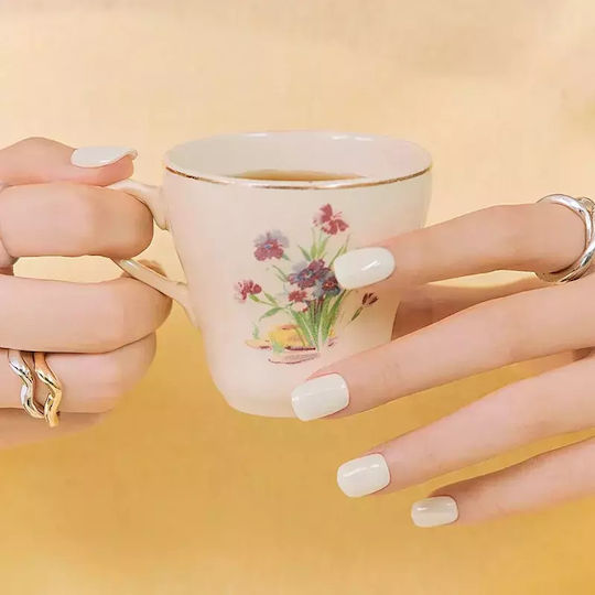 Ohora Gel Nail Stickers N Cream Cotton Shade Nb-076 Quantity Pcs 1