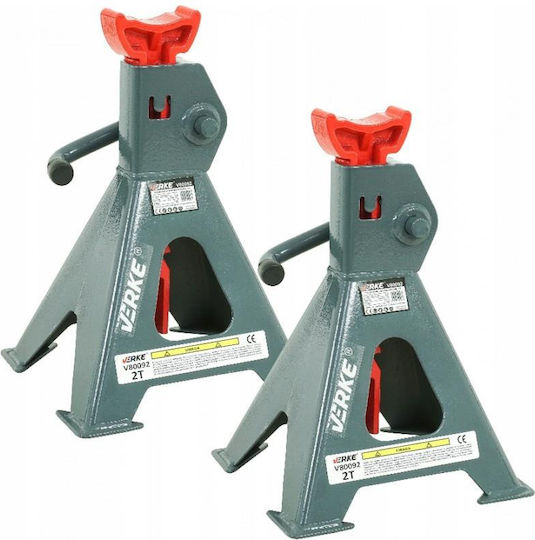 Car Support Tripod Set 3 Tons 2 Pcs Verke-v80093