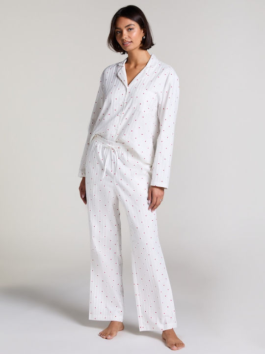 Hunkemöller Winter Women's Pyjama Pants White