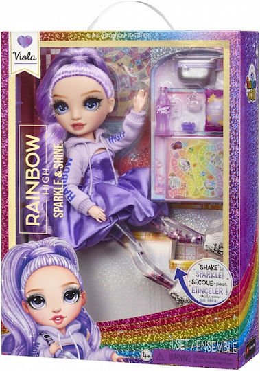 MGA Entertainment Rainbow High Sparkle Shine Viola Κούκλα για 4+ Ετών 27.94εκ.