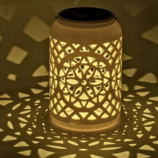 Dekorative Lampe Laterna Weiß