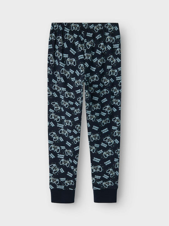 Name It Kids' Pajamas Winter Cotton Sapphire Game