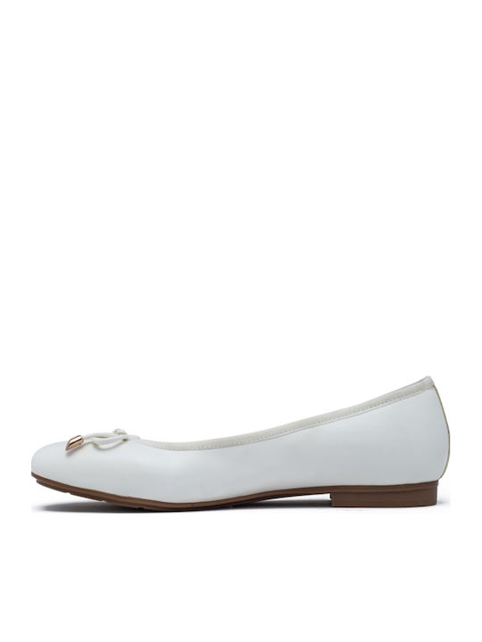 Damen Ballerinas in Beige Farbe