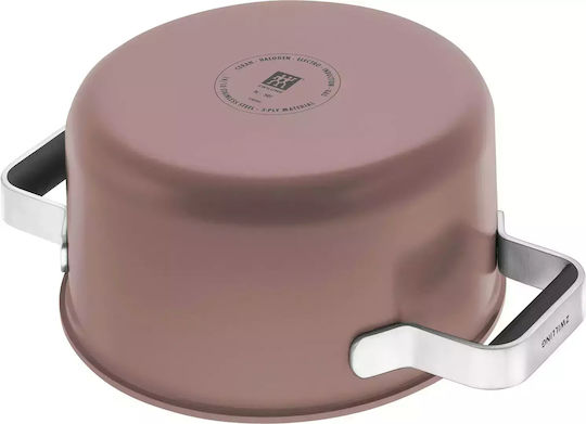 Zwilling J.A. Henckels Pure Cookware Комплект Саксии От Неръждаема Стомана Розови 5 Части