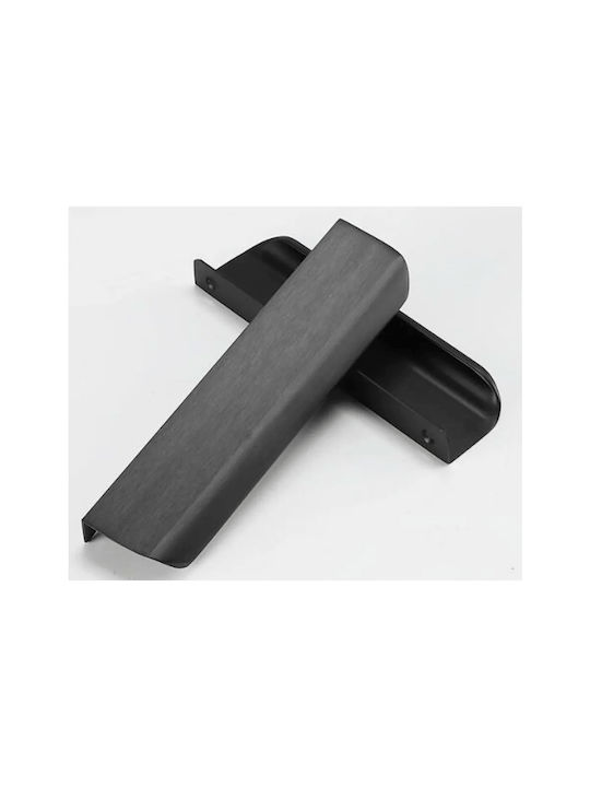 Μαρμούρης Λαβή Επίπλου από Μέταλλο Μαύρη 120mm (Απόσταση Κέντρων 96mm) 10300283