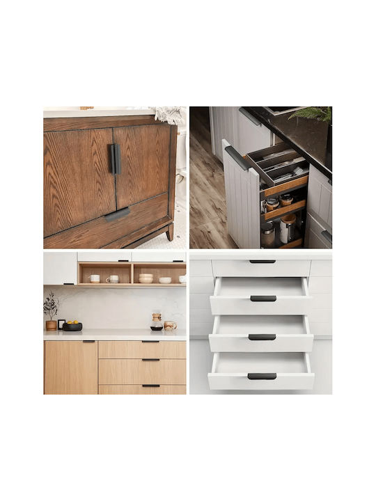Marmouris Handle Furniture made of Metallic Nickel Matte 150mm (Center Distance 128mm) 10300284 1pcs