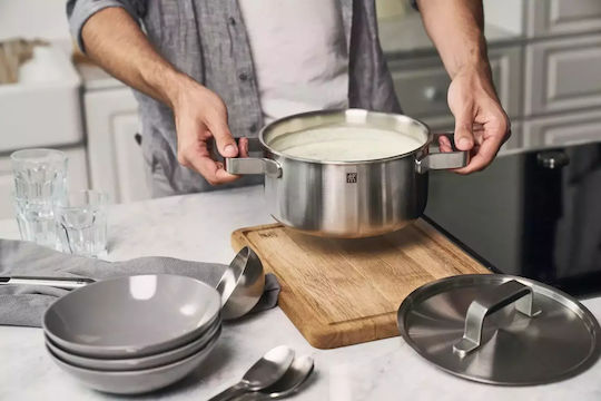 Zwilling J.A. Henckels Pure Cookware Pots Set Made of Stainless Steel 5 Pieces