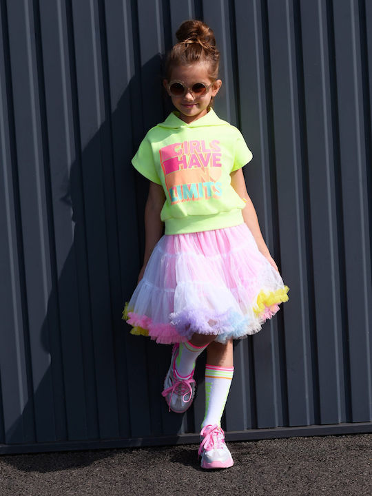 Kids' Tulle Skirt Multicolored
