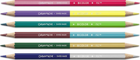 Caran D'ache Set de creioane colorate 6buc Pachet de 1 ambalaje