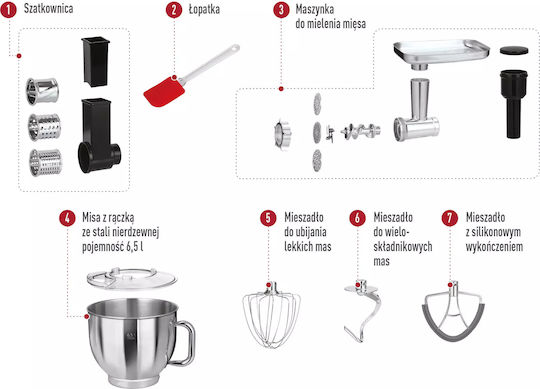 Robot planetar pentru tocat carne Mpm Mrk-26 2600W