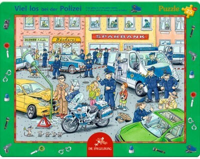 Kinderpuzzle Polizei 25 Teile Die Spiegelburg