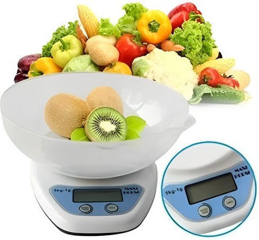 Kitchen Scale Plastic Bowl Maximum 5 Kg