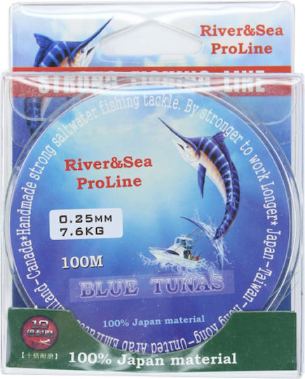 Tpster Fishing Nylon Line 159-11 Green 0.25mm Max7.6kg 100m 19374