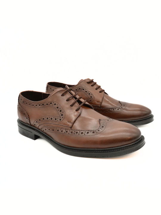 Hawkins Premium Men's Leather Oxfords Tabac Brown