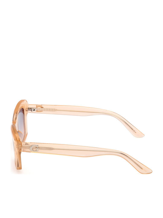 Guess Ochelari De Soare Pentru Femei Cu Ramă Neagră Din Plastic Și Lentile Violet Degrade GU00195 44Z