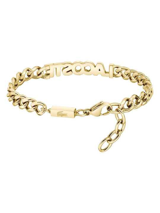 Lacoste Bracelet made of Steel Gold Plated