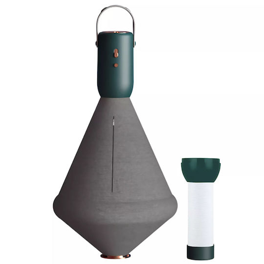 Uscător electric multifuncțional mini portabil pentru haine și pantofi, cu două viteze, pliabil, 400W, verde
