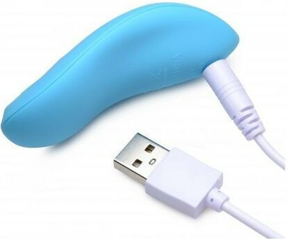 Strap U Mighty Rider Vibrating Strapless Strap-On Без презрамки Страп-он с Дилдо с вибрация в Син цвят