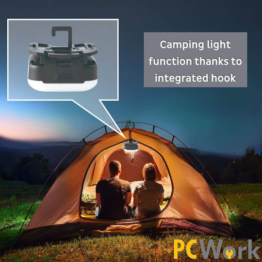 Pcwork Rechargeable Headlamp LED IPX4 with Maximum Brightness 380lm Red