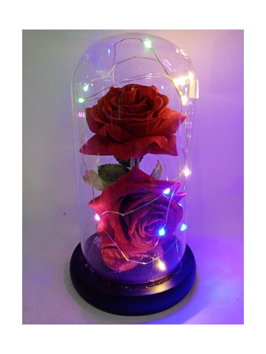 Dekorative Lampe Unendliche Rose Rosa