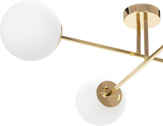 App1248-4cp Gold Ceiling Light Fixture