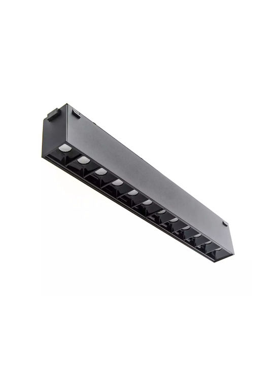 LED модул магнитен релс Alexa черен Elbulgaria LED 12W 4000K 2042B-12W BK