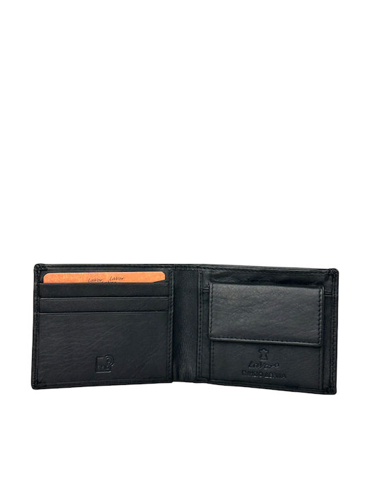 Leather Men's Wallet Classic with RFID Black
