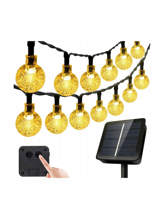 Led String Lights 100 Small Bulbs 10m Solar Powered Warm White Light Led String Lights 100 Small Bulbs 10m Solar Powered Warm White Light