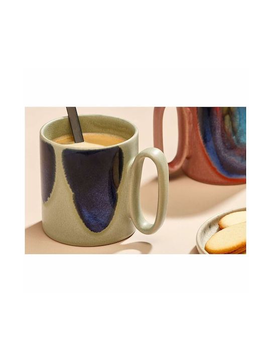 Salt & Pepper Cană Ceramică Verde 390ml