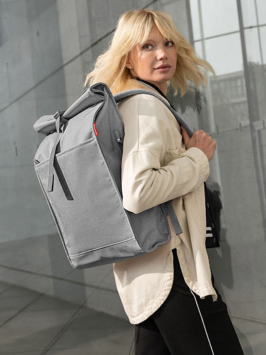 Reisenthel Urban Roll Top Twist Ασημί