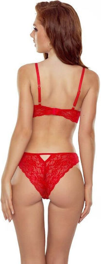 Passion Sexy Dessous-Set Rot D-242249