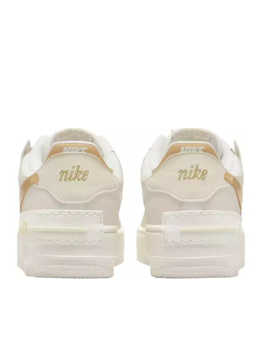 Air Force 1 Shadow Sneakers Beige