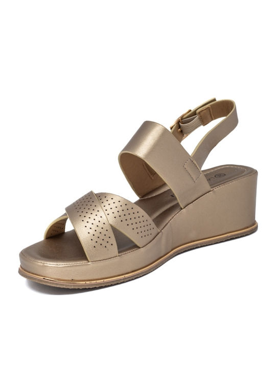 Women's Platform Shoes Gold