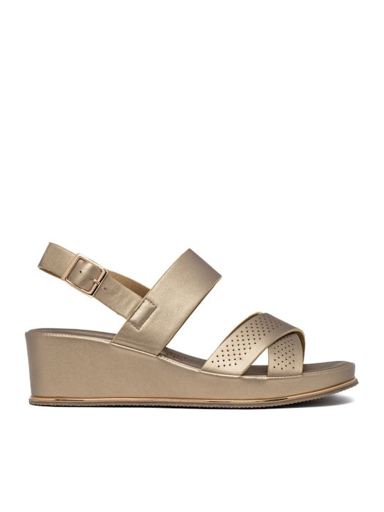 Women's Platform Shoes Gold