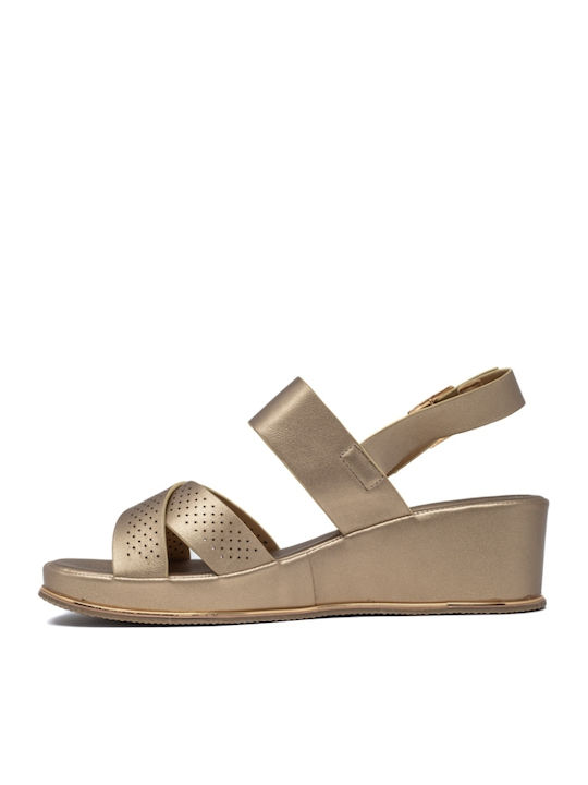 Women's Platform Shoes Gold