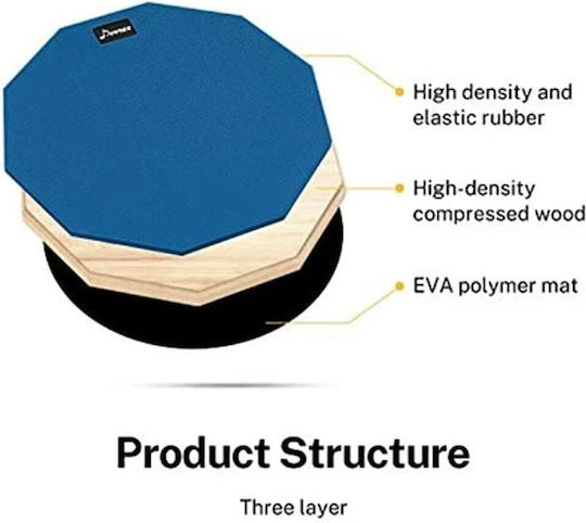 Donner Ec-1195 8'' Practice Pad Επιφάνεια Εξάσκησης