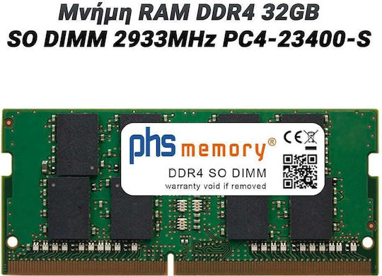 32GB DDR4 RAM with 2933 Speed for Laptop