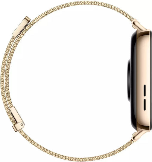 Huawei Watch Fit 3 Aluminium 43mm Wasserdicht mit Pulsmesser (Elegant Gold)