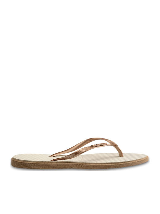 Slim Point Damen Zehentrenner Bronze