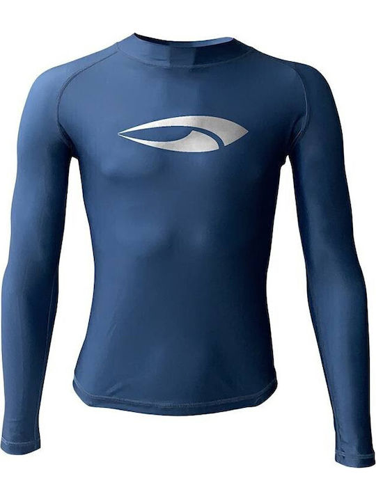 Blue Hunter Tricou De Protecție Solară Mânecă Lungă Albastru
