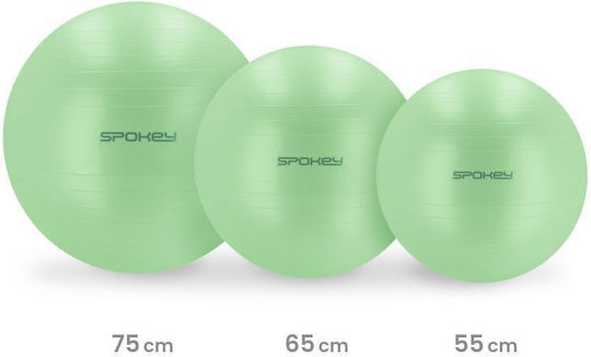 Spokey Fitball Μπάλα Pilates σε Πράσινο Χρώμα