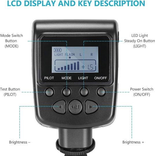 Neewer Rf 550d Universal 48 Macro Led Ring Flash Bundle 10020025