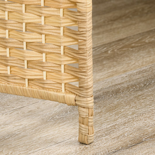 HomCom Διακοσμητικό Παραβάν Ξύλινο 135x180cm