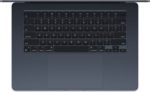 Apple MacBook Air 15" (2024) 15,3" Panou IPS Ecran Retina (M3-8 Nuclee/24GB/512GB SSD/10-Core GPU) cu Încărcător 35W (Port Dublu) Midnight (Tastatură Engleză SUA)