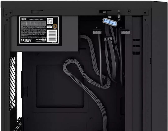 Gembird Fornax K170 Mini Tower Computer Case Black