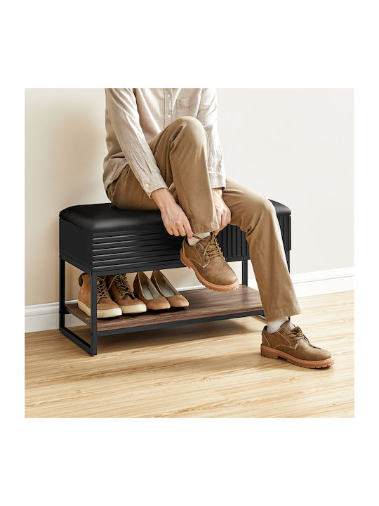 Entry Furniture with Shoe Rack & Bench 80x35x46cm