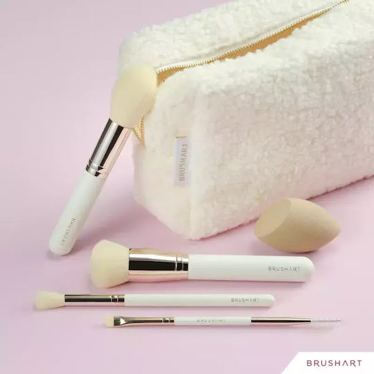 Brushart Basic Soft Glam Make-up Brush Set Cosmetic Bag
